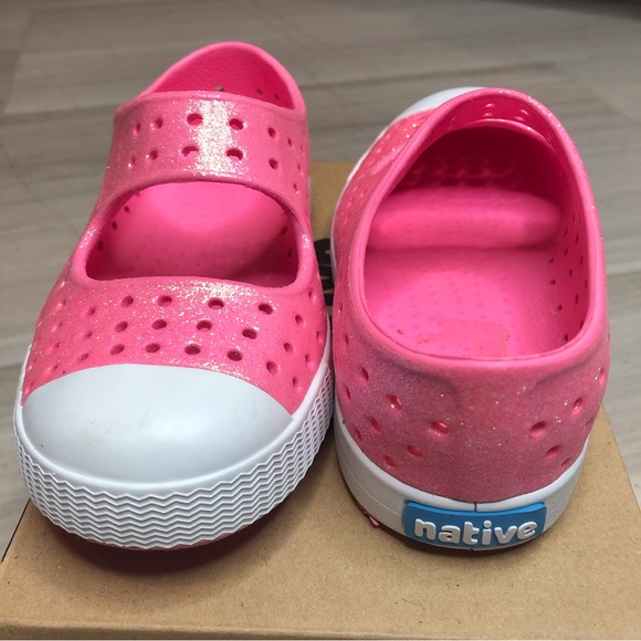 Native Shoes Other - Native Jefferson Juniper Bling Child Floyd Bling Shell White C9